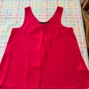 Maurices Bright Pink Scoop Neck Tank Top